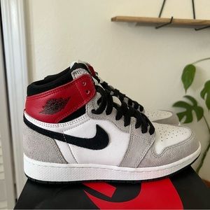 Jordan 1 Retro High Light Smoke Grey (GS)